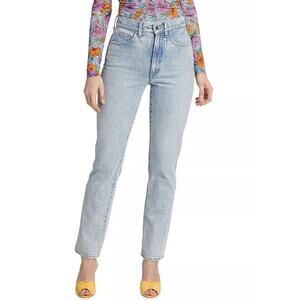 Veronica Beard Alenah Slim Straight High Rise Jeans NWT Size 26